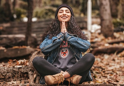 young woman smiling